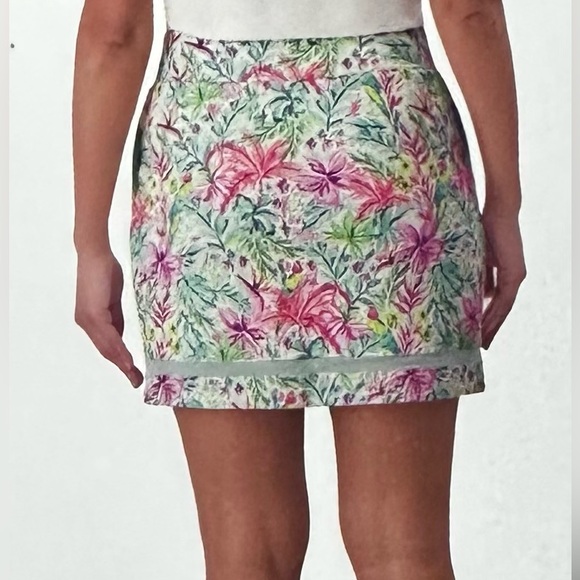 Stella Parker Floral Print Athletic Skort NWT - Picture 2 of 7